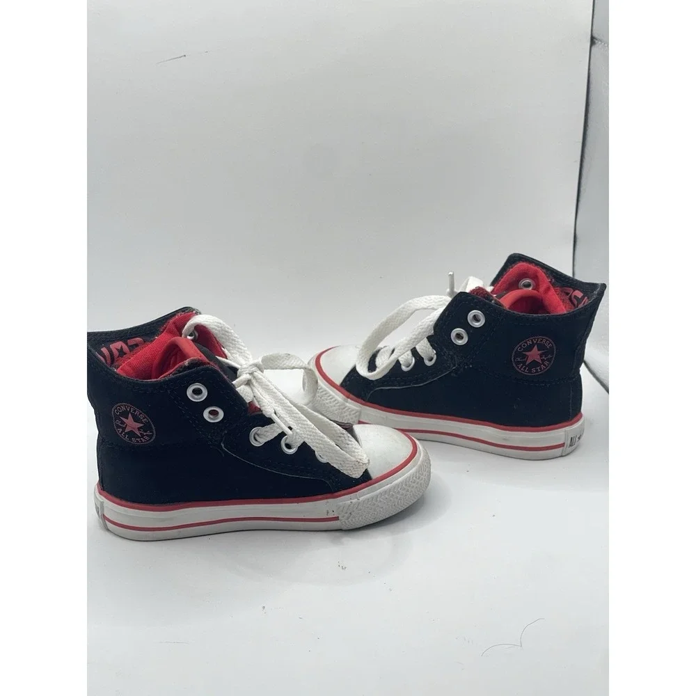 Converse‎ Chuck Taylor All Star Mid Top Toddler/Boy's Sneakers Size 6 Bin3